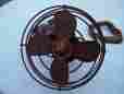 1169 Eureka Vintage Auto Cooling Fan Heinze 6v With Mounting Bracket