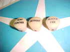 1189497 Mopar Tan Plastic Heater Knob Set Plymouth Nos