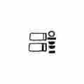 40-137666-1 Full Size Chevy Heater Box Seal Kit 1961-1962