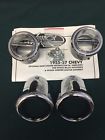 492056 Vintage Air Chevy Brand Louvers In Dash Chrome Round Nice