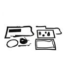 50-205177-1 Premier Quality Products Chevelle Heater Air Conditioning Box Seals