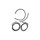 66-69134-1 Ford Thunderbird Heater Vacuum Hose Kit Eckler