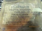 Ac-1365 Studebaker Rare Nos Heater
