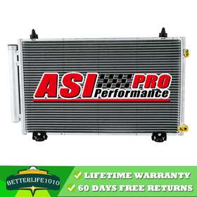 73299 Asi Performance Aluminum Ac Condenser Fits 2005-2008 Toyota Corolla Matrix With Receiver Drier