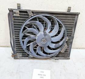 8351577 Bmw 1988-1994 Oem E32 E34 735 740 Air Conditioning Condenser Ac With Fan