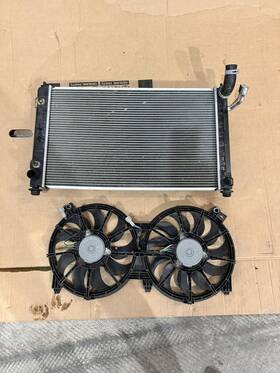 93100-3ta1a Calsonic Kansei 16-22 Nissan Maxima 3.5l Ac Condenser Radiator And Fan Set Oem Kit