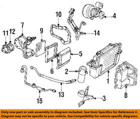 Chevrolet 156688 Used A/c Condenser Fits 1992 Corvette R134a Refrigerant Grade A
