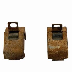 517988765 Chevrolet 1978 Monte Carlo Malibu G Body Ac Condensor Upper Brackets 78 79 80 81