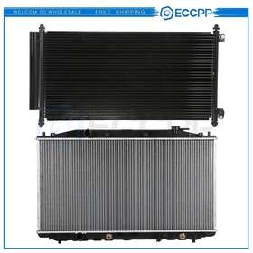 E837797cp Eccpp Aluminum Radiator And Ac Condenser Cooling Kit For Honda Accord Crosstour