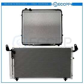 E837837cp Eccpp Aluminum Radiator And Ac Condenser Cooling Kit For 2000-2006 Toyota Tundra
