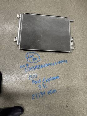 L1mh19c600ae Ford 2020 -2024 Explorer A/c Air Conditioning Cooling Condenser Oem