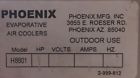 H8801 Phoenix Swamp Cooler Model