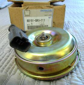 80151-sr3-013 Honda New Genuine Part Ac Condenser Fan Motor Civic 1992 - 1998