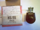 Hs-98 Standard Illuminated Heater Switch 30s 40s 50s Ford Chevrolet Plymouth 12 Volt Hot Rod