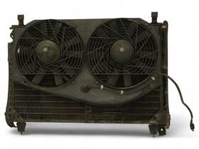 1268302470 Mercedes-benz 1990 - 1991 S Class W126 Condenser Fan Shroud Dual Blade Cooling