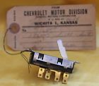 3773005 Part Gm Paper Switch Chevy Original Heater 712300 Tag