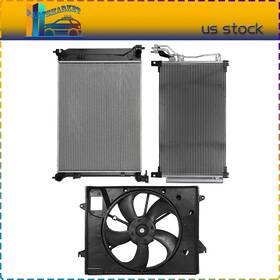 Pmt848335s01 Partsmarkets For 2015 16-2017 Hyundai Sonata A/c Radiator Condenser And Cooling Fan Assembly