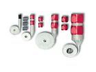R6676 Rpc Chevelle El Camino Monte Braided Hose Sleeve Kit Red R6676 Rpc Chevelle El Camino Monte Braided Hose Sleeve Kit Red