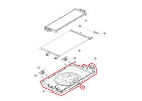 Tesla 1077084-00-e Oem Cooling Fan And Shroud Model 3 2017-2023