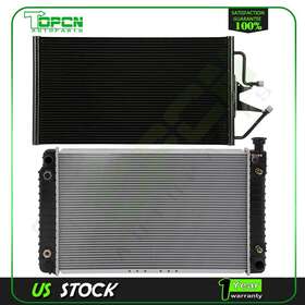 Ta83807501p Topcn-autoparts Fits Chevrolet C1500 C2500 K1500 K2500 Replacement Radiator And Condenser Assembly