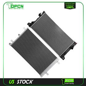 Ta84405401p Topcn-autoparts Fits 15 16 17 18-20 Ford F-150 Replacement Radiator And Condenser Cooling Assembly