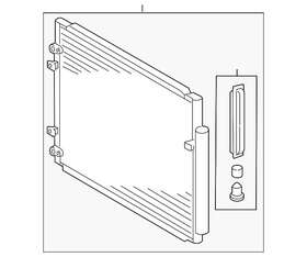 88460-48111 Toyota Genuine A/c Condenser