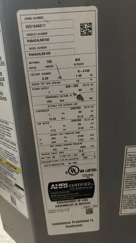 R4a424l Universal Air Conditioner Ka100 Condenser 2022