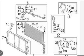 316573013 Volvo 2017 S90 Ac Condenser Oem