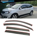 For 09-17 Chevrolet Traverse In-channel Window Visors Vent Rain Guard Deflectors. Fixed Price $34.99.