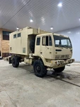 1998 Stewart And Stevenson M1079 Van Body Truck 4X4 Cat Diesel Engine. Low Miles. Fixed Price $35000.00.