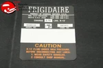 67 Impala, Gmc/chevy Truck Frigidaire Compressor Decal GM#6550133. Fixed Price $19.13.