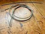 Chevy Heater Control Cables Stainless New 1955 Chevrolet. Fixed Price $32.99.
