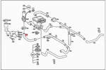 Genuine Mercedes W116 Sedan Hose 1168310794. Fixed Price $13.79.