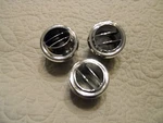 3X Chrome Round Dual Vane A/c Heat Vent Outlet Louver For 1/2 In Hose NEW-D29. Fixed Price $92.36.
