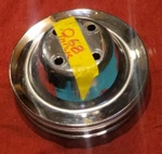 Chrome Chevrolet Chevy Water Pump Pulley Dual Deep Groove Bbc Sbc. Fixed Price $29.99.