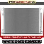 Condenser W/ Receiver Drier &bracket For Toyota Camry RAV4 Avalon Lexus ES350. Fixed Price $86.99.