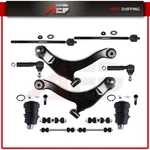 Complete 12PCS Suspension Front Stabilizer Bar Link Lower Control Arm Kit. Fixed Price $91.08.