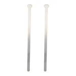 1963 C2 Corvette Aluminum Heater Hose Tie Straps Pair Natural 3136266. Fixed Price $19.95.