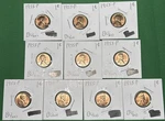 (lot Of 10) 1955-P Lincoln Wheat Cents 1C Penny (bu Red) Old U.s. Coins. Fixed Price $34.95.