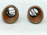 1969 1970 Mustang Cougar Lower Ac Dash Vents Air Condition Duct Deflectors. Fixed Price $185.39.