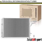 A/c Condenser With Receiver Drier & Bracket For Kia Soul 2017-2019 L4 1.6L. Fixed Price $106.99.