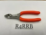 Snap-on Tools Usa New Orange Soft Grip 7" Wire Stripper Cutter Crimper PWCS7ACFO. Fixed Price $99.95.