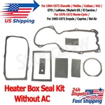 For 1964-1972 Gm Lemans Skylark Gs Chevelle Cars Heater Box Seal Kit Without Ac. Fixed Price $33.99.