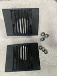 Mopar 71 Dart Swinger Black Defrost Vents+hardware 67-76 A-body Ships Free !!!. Fixed Price $109.00.