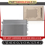 A/c Condenser With Receiver Drier For Jeep Cherokee 2019- 2021 2.0L 68399029AA. Fixed Price $90.99.