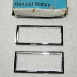 Nos 1971-73 Oldsmobile 88 98 Cruiser Toronado Lower Dash Cold Air Outlet Bezels. Fixed Price $25.00.