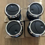 2005-2009 Mustang Heater Dashboard Air Vents Duct Black & Chrome New Set Of 4. Fixed Price $139.95.