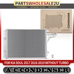 A/c Condenser With Receiver Drier & Bracket For Kia Soul 2017-2019 1.6L 2.0L. Fixed Price $111.99.