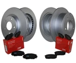 Front And Rear Brake Kit Disc Rotors Trw Pro Ceramic Pad Set For Dodge Jeep. Fixed Price $126.95.