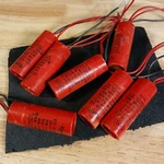 Pcs. 1950'S Vintage Planet Red CTC-2X20-350 761159 Capacitors Nos 20+20 Mfd. Fixed Price $77.23.